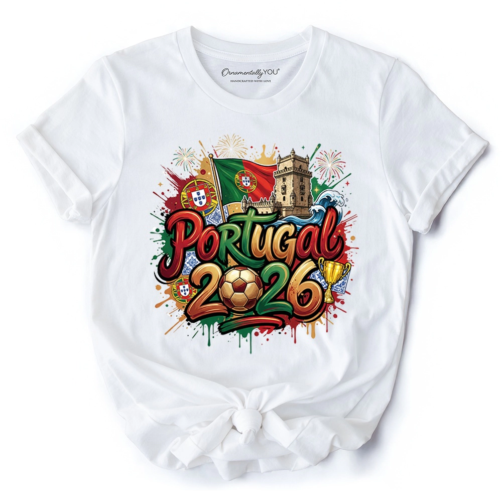 OrnamentallyYou Unisex Portugal 2026 Soccer Cup Global Championship T-Shirt