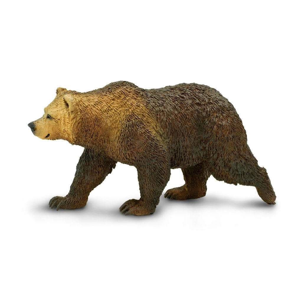 Safari Ltd. - Grizzly Bear Kids Toy Figure