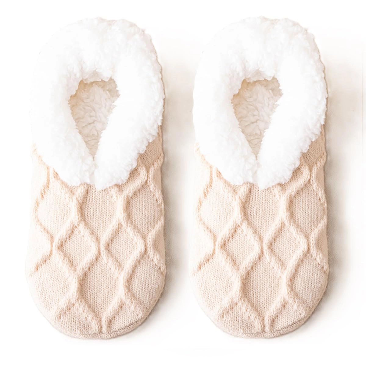 Wardrobe Whimsy Women Sherpa Lined Fuzzy Slipper Socks