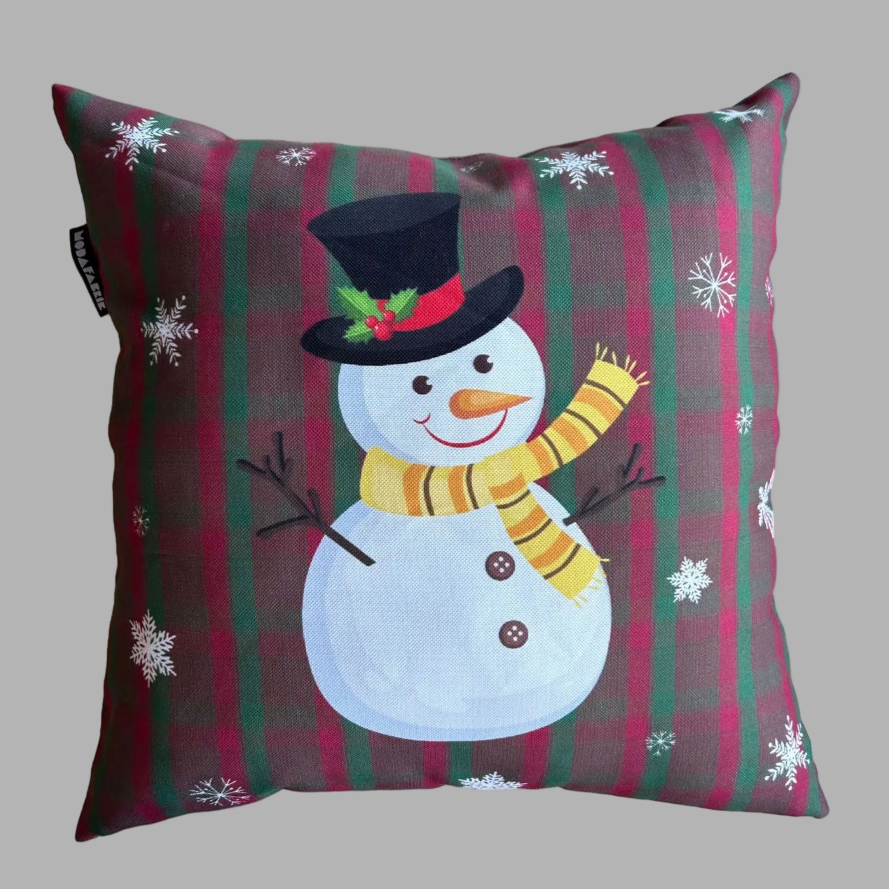 Wear Sierra Christmas Snowman Throw Pillow Cover