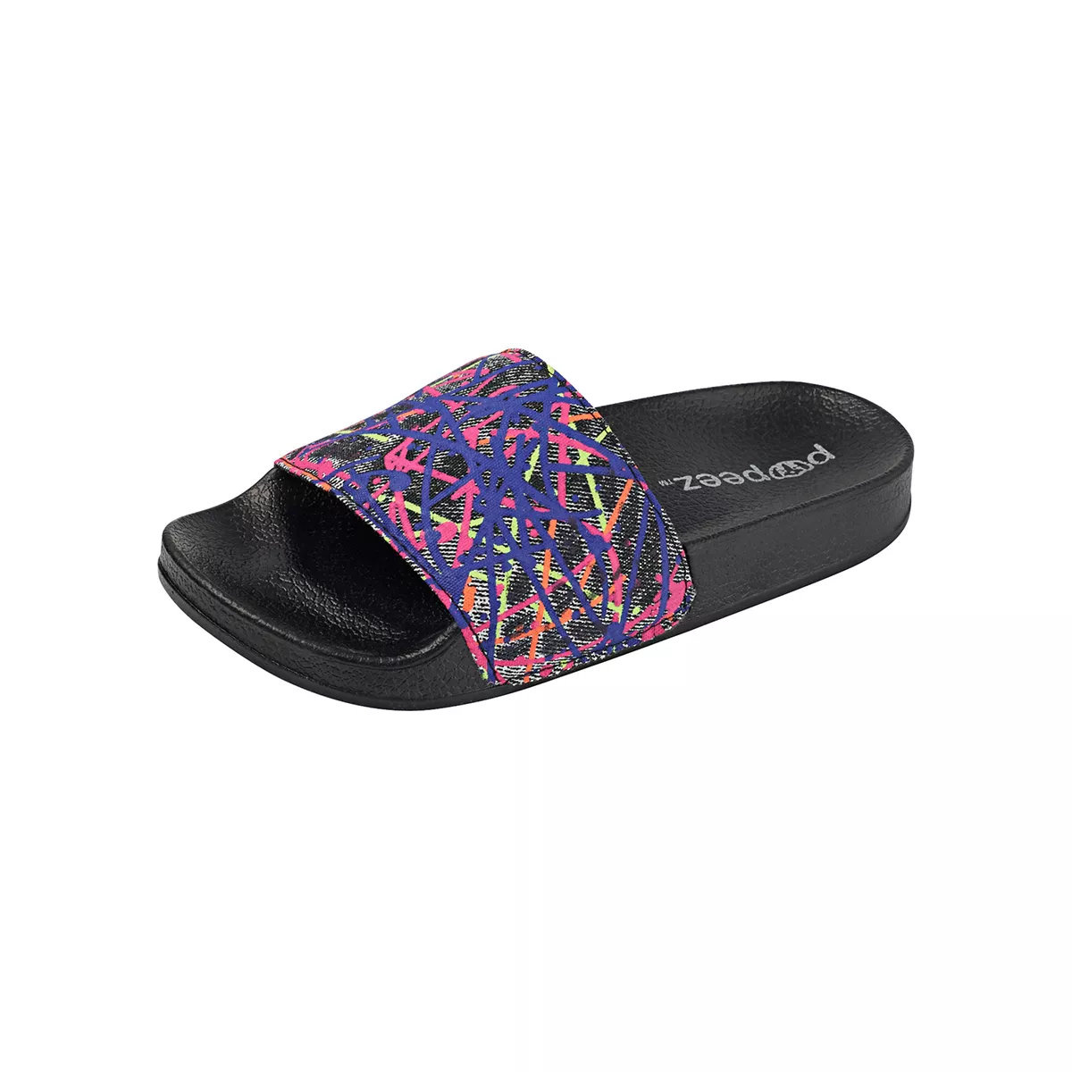 Roxoni Girl's Sandal – Art Color with Abstract Print Strap