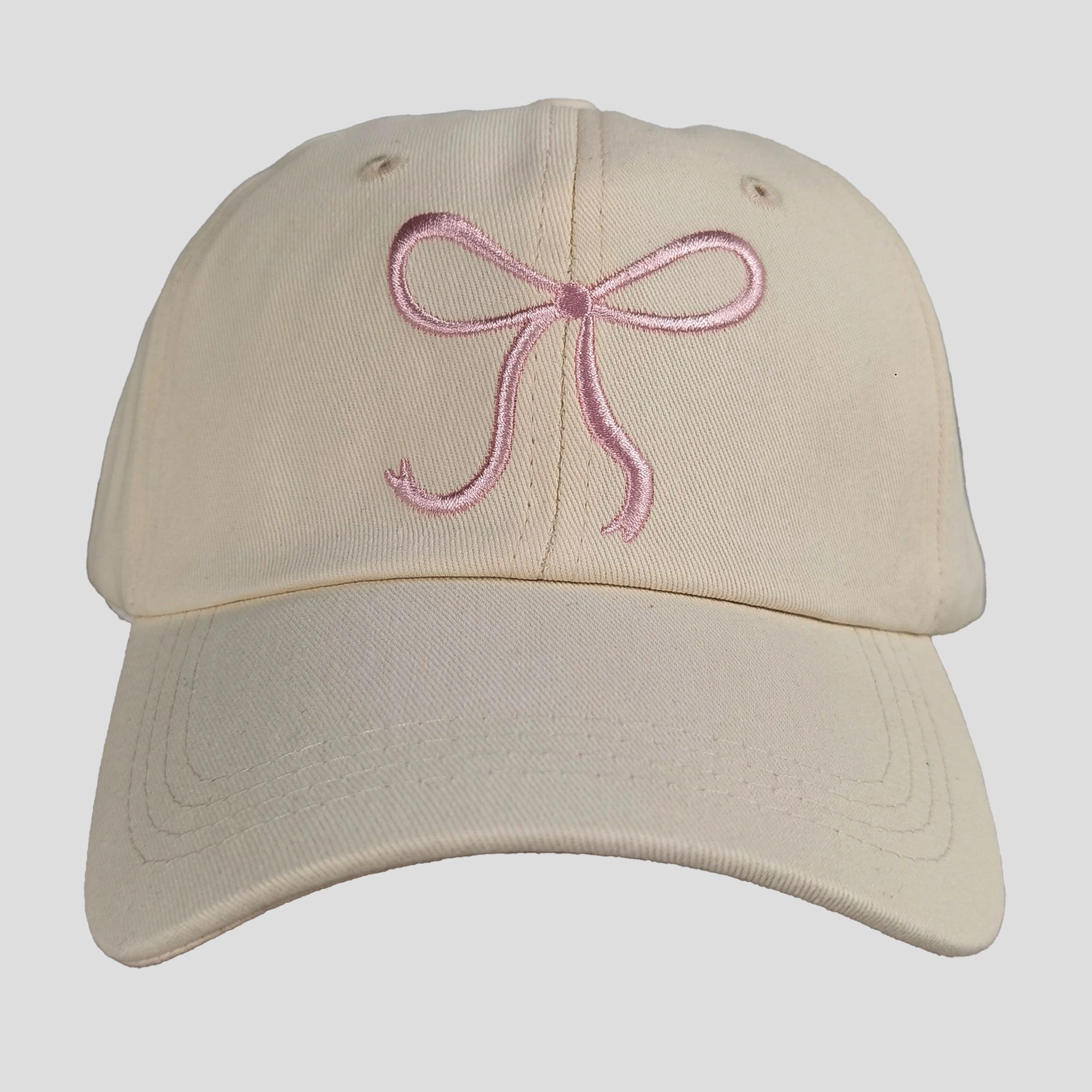Anna-Kaci Women's Baseball Cap with Bow Embroidery