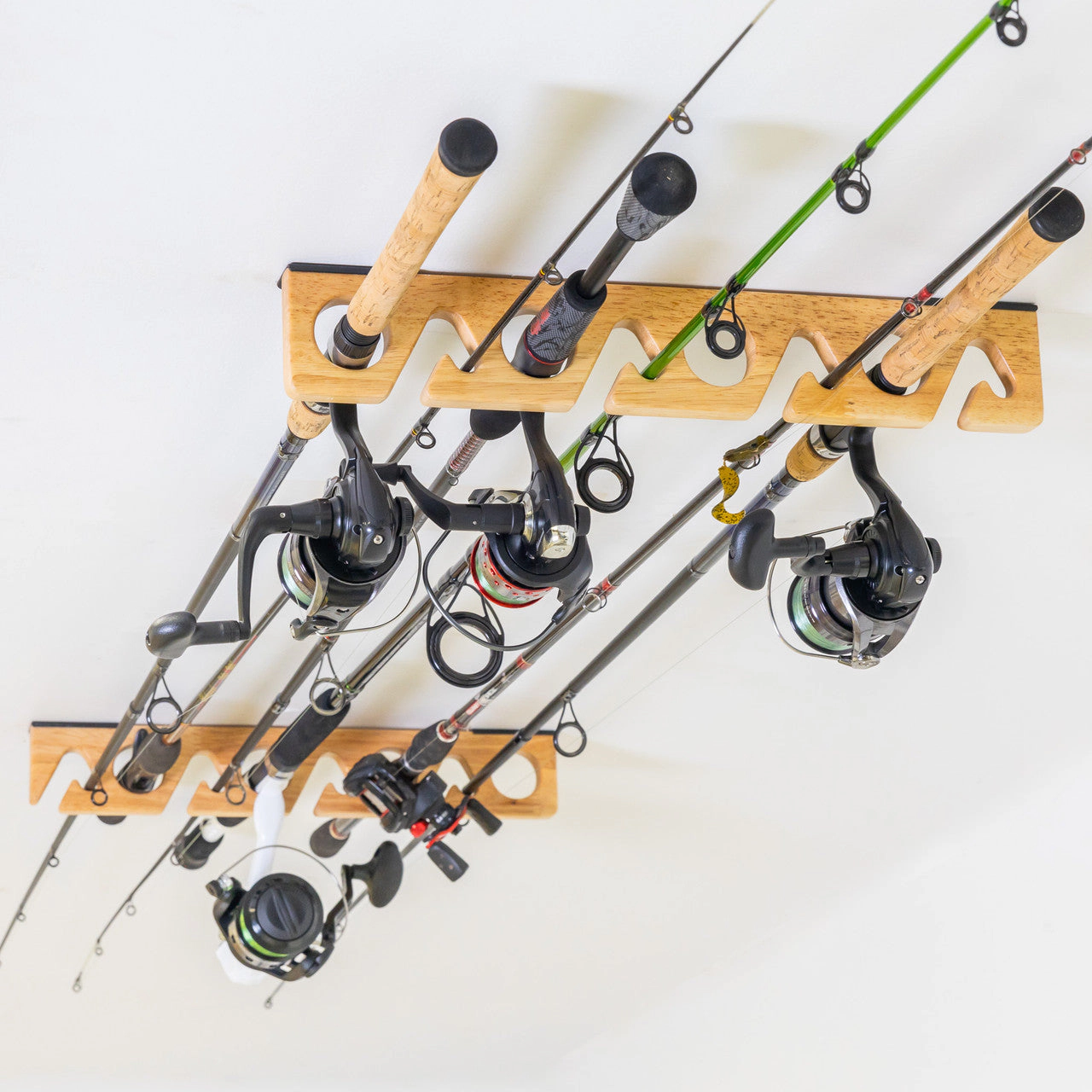 StoreYour Stillwater Fishing Pole Storage Rack, Holds up to 8 Rods