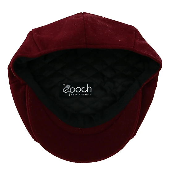 Epoch Hats Company Men's Melton Wool 8 Quarter Newsboy Cap