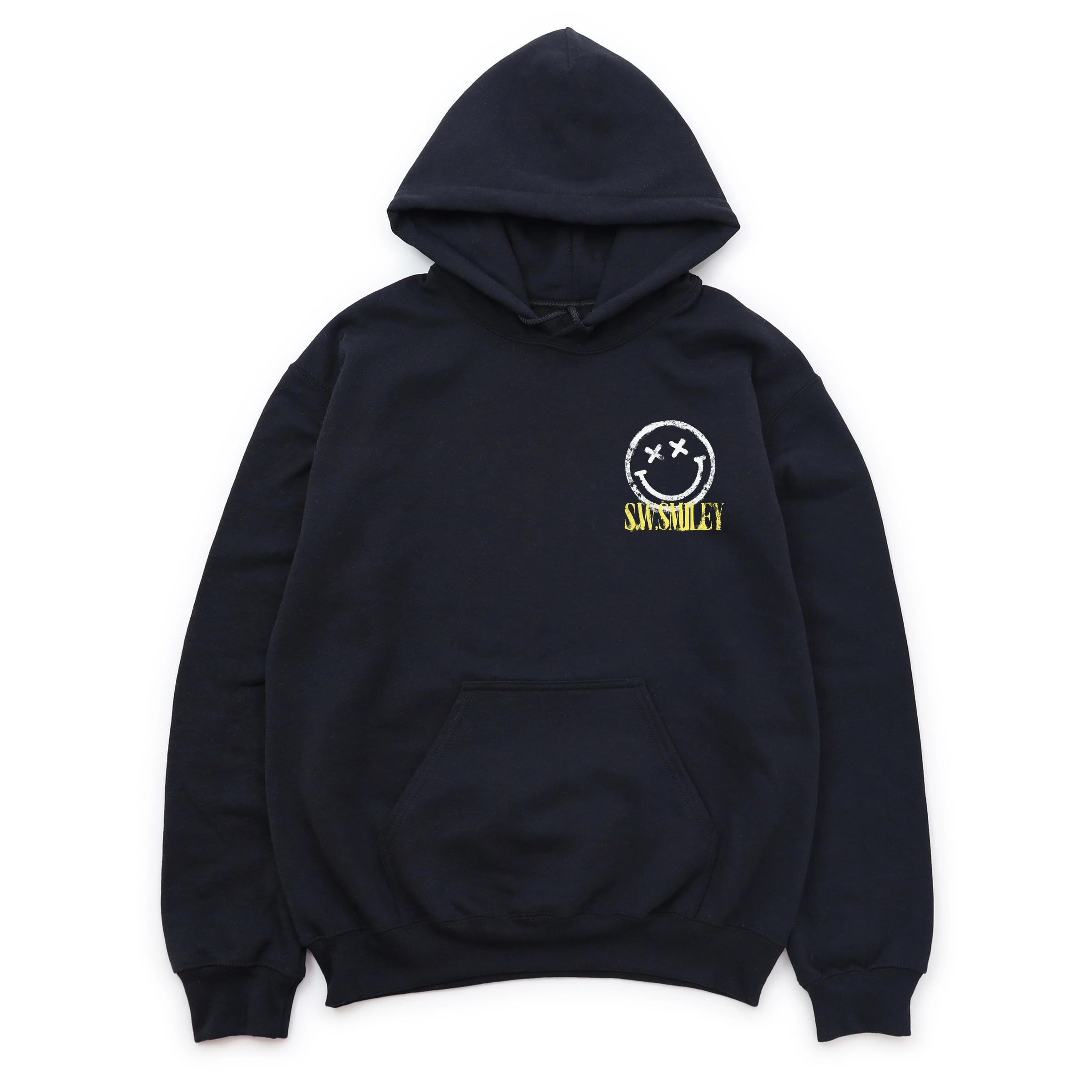 Simply Sage Market - Men's Graphic Hoodie S.W.Smiley Carved From Chaos