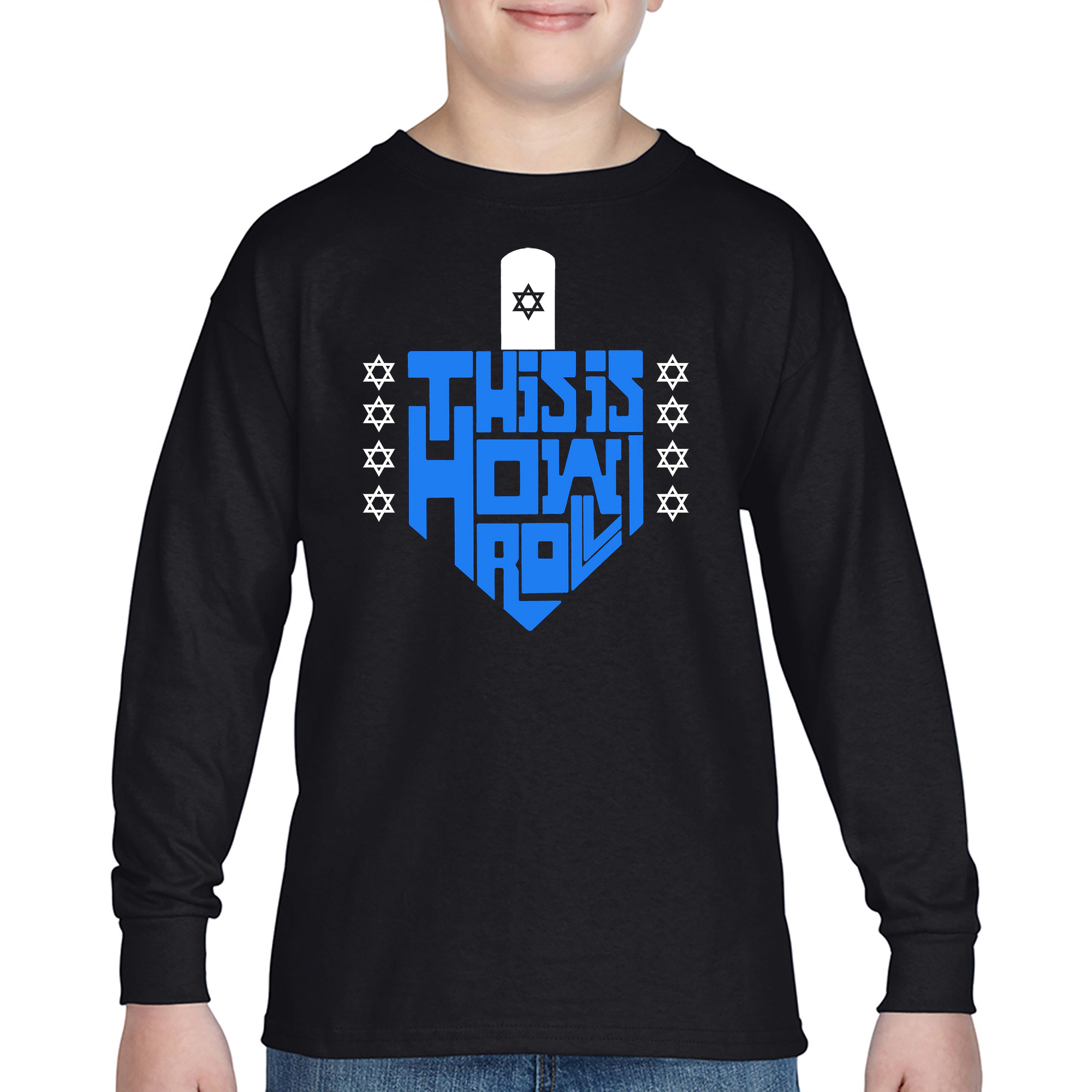 LA Pop Art Boys Long Sleeve T-Shirt - This Is How I Roll