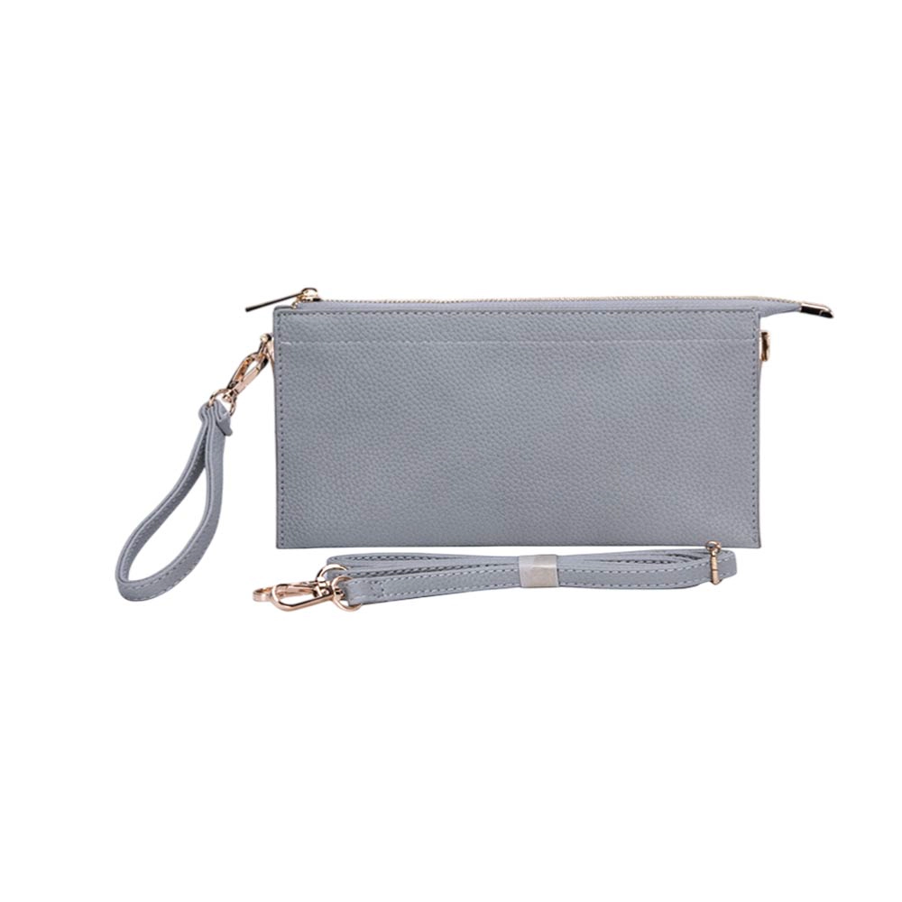 Fashnzfab Faux Leather Slim Wallet Crossbody Bag