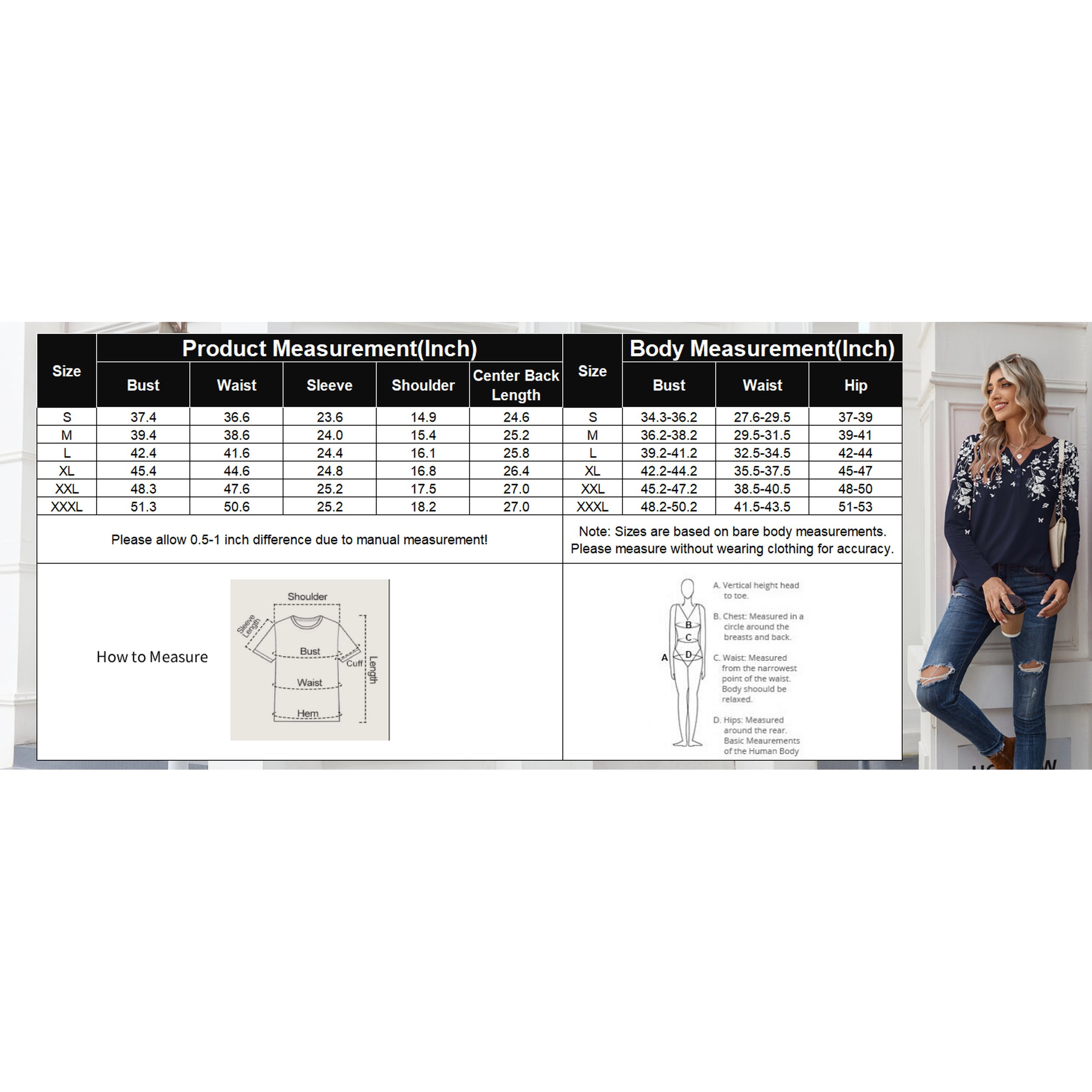 Zeagoo Women Henley V Neck Blouse
