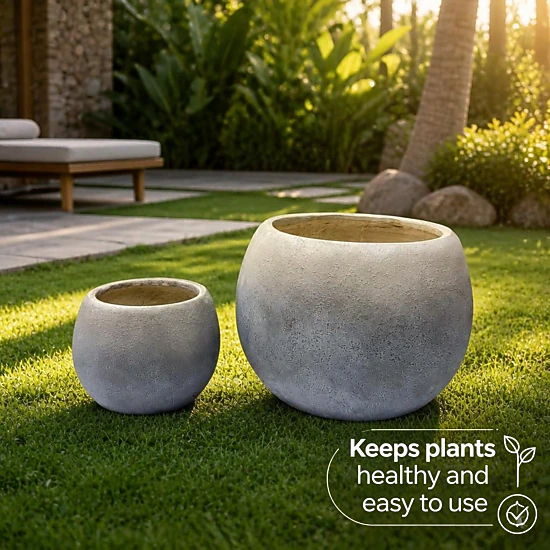 WOW PIONEER Large Round Outdoor Planter