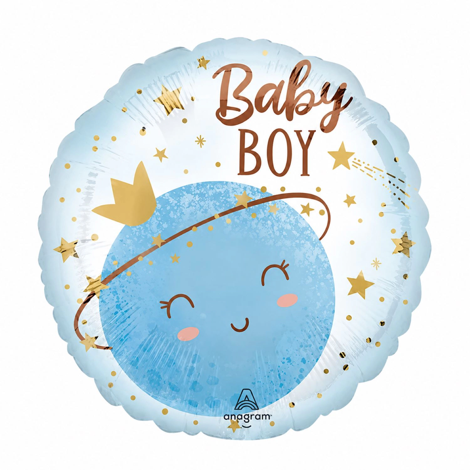LoonBalloon Little Moon Boy 18 in Foil Balloon