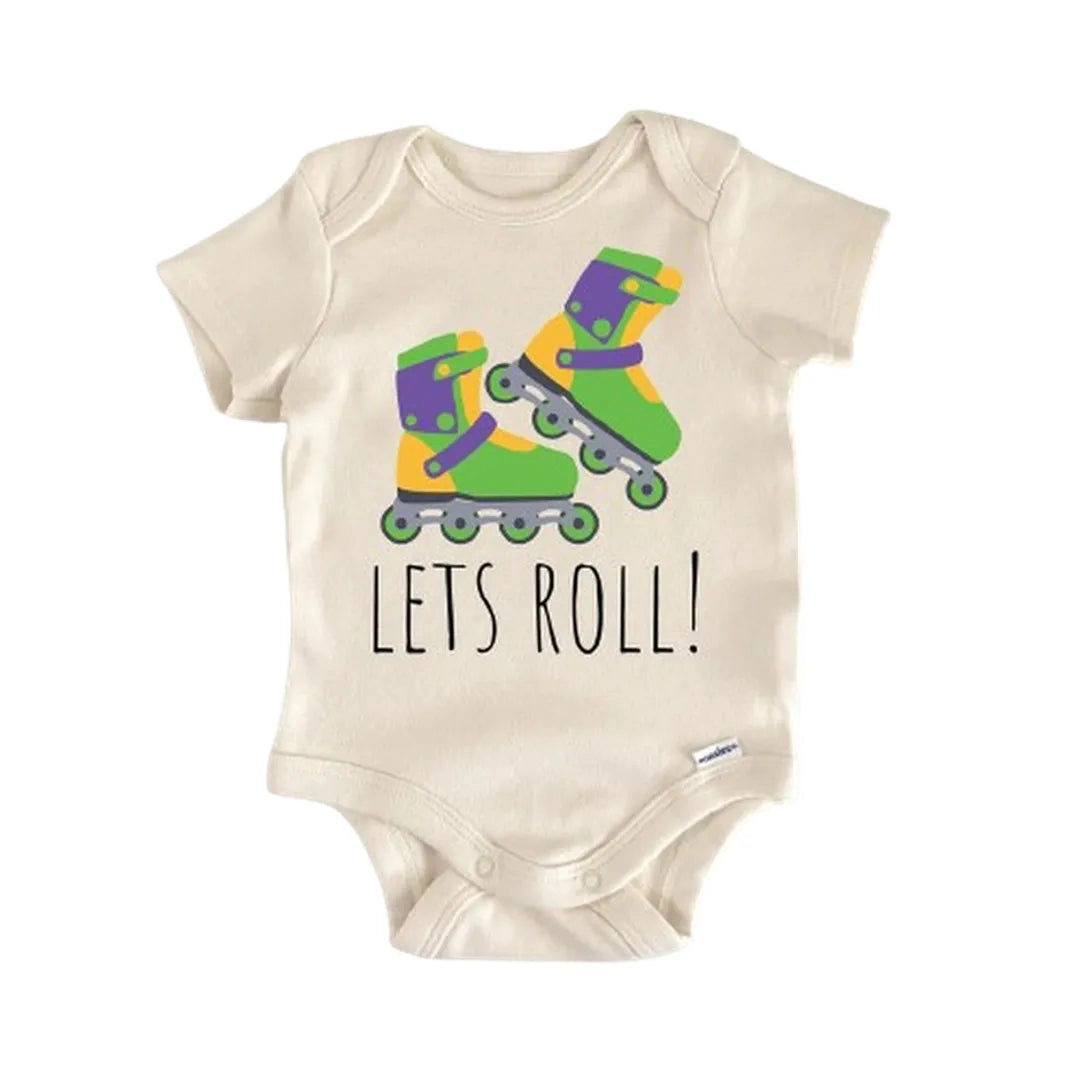NOFO VIBES Unisex Roller Skate Inline Newborn Outfit Baby Bodysuit