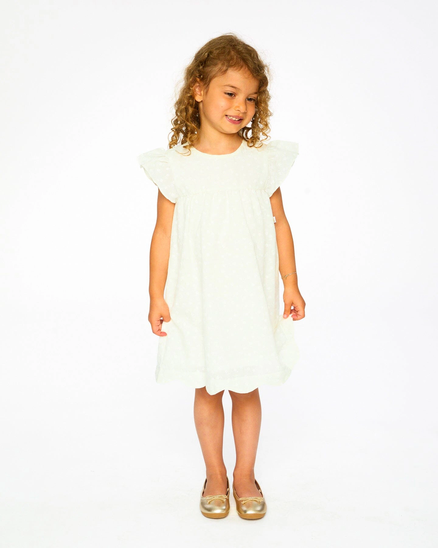 Deux par Girls Printed Poplin Dress