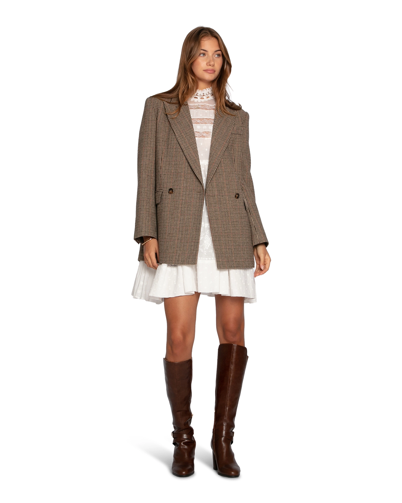 Belle & Bloom Womens Big Brother Talk Blazer