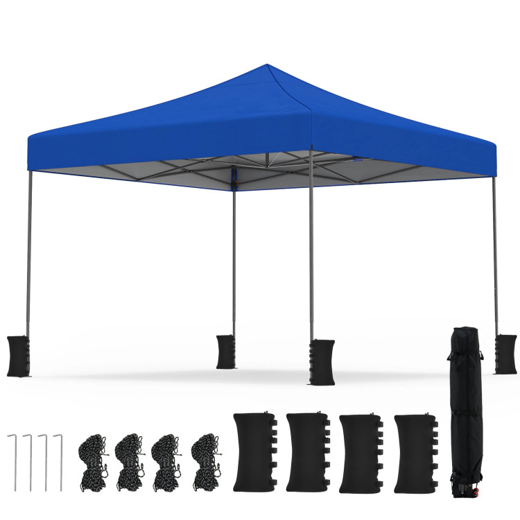 Hivvago 9.5 x Feet Pop up Canopy Tent with Adjustable Heights