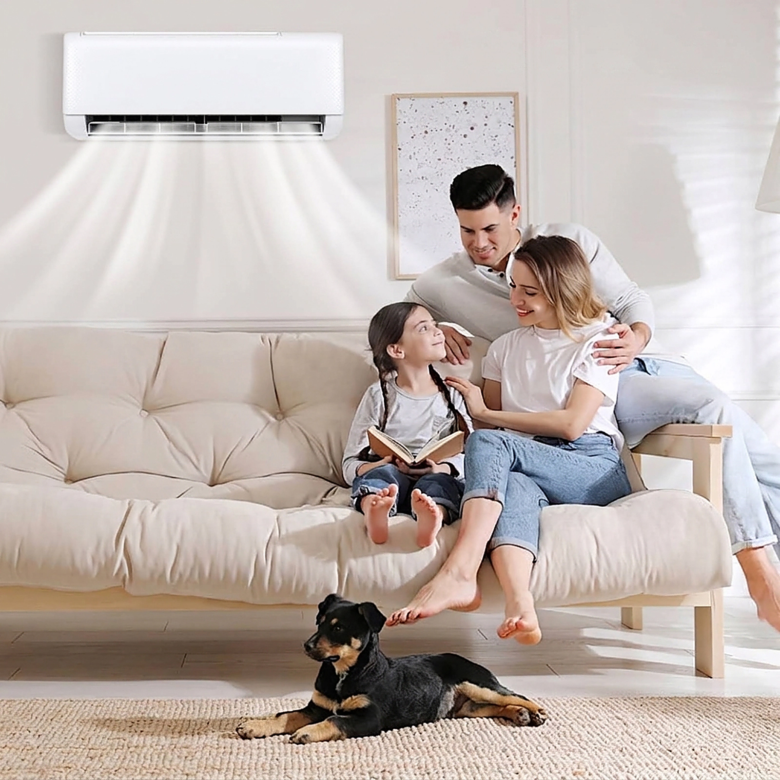 SUGIFT 12000-BTU 21-SEER2 208-230V 750-sq ft Ductless Mini Split Air Conditioner with Heat Pump and Inverter