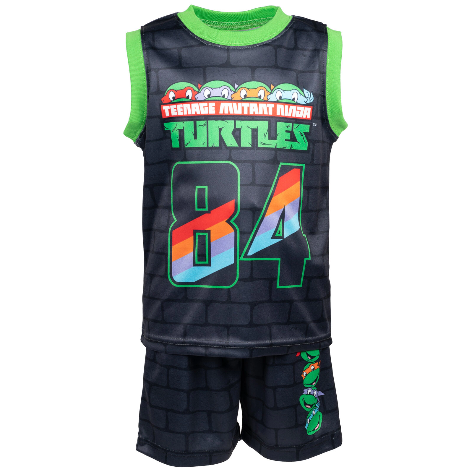 Teenage Mutant Ninja Turtles Boys' Athletic Tee Tank and Shorts Set