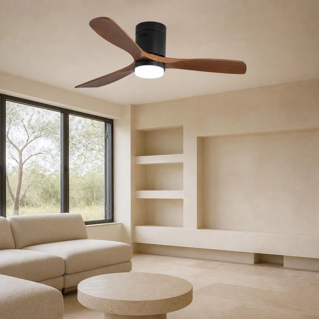 ELEMENT ACE 52 Inch Mixed Material Quiet Ceiling Fan