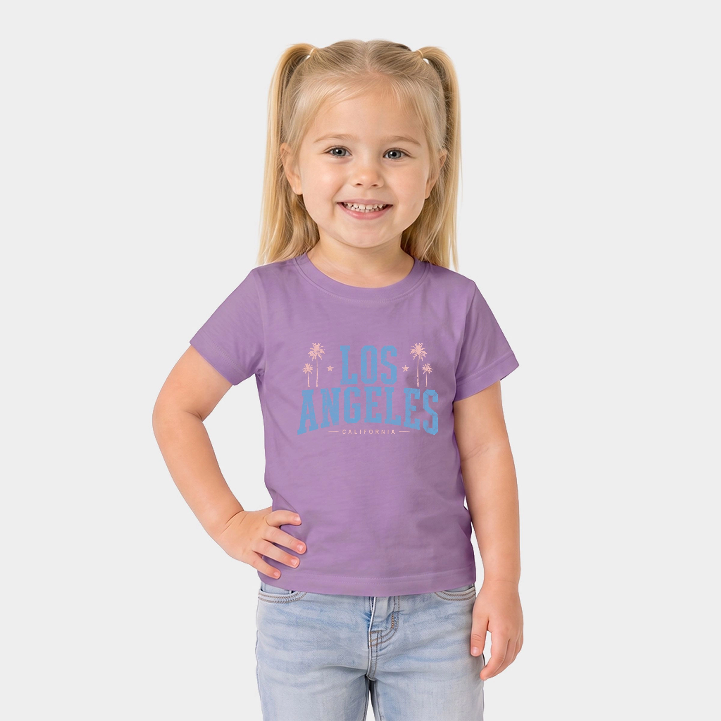 The Juniper Shop - Toddler Short Sleeve Graphic T-Shirt Los Angeles California