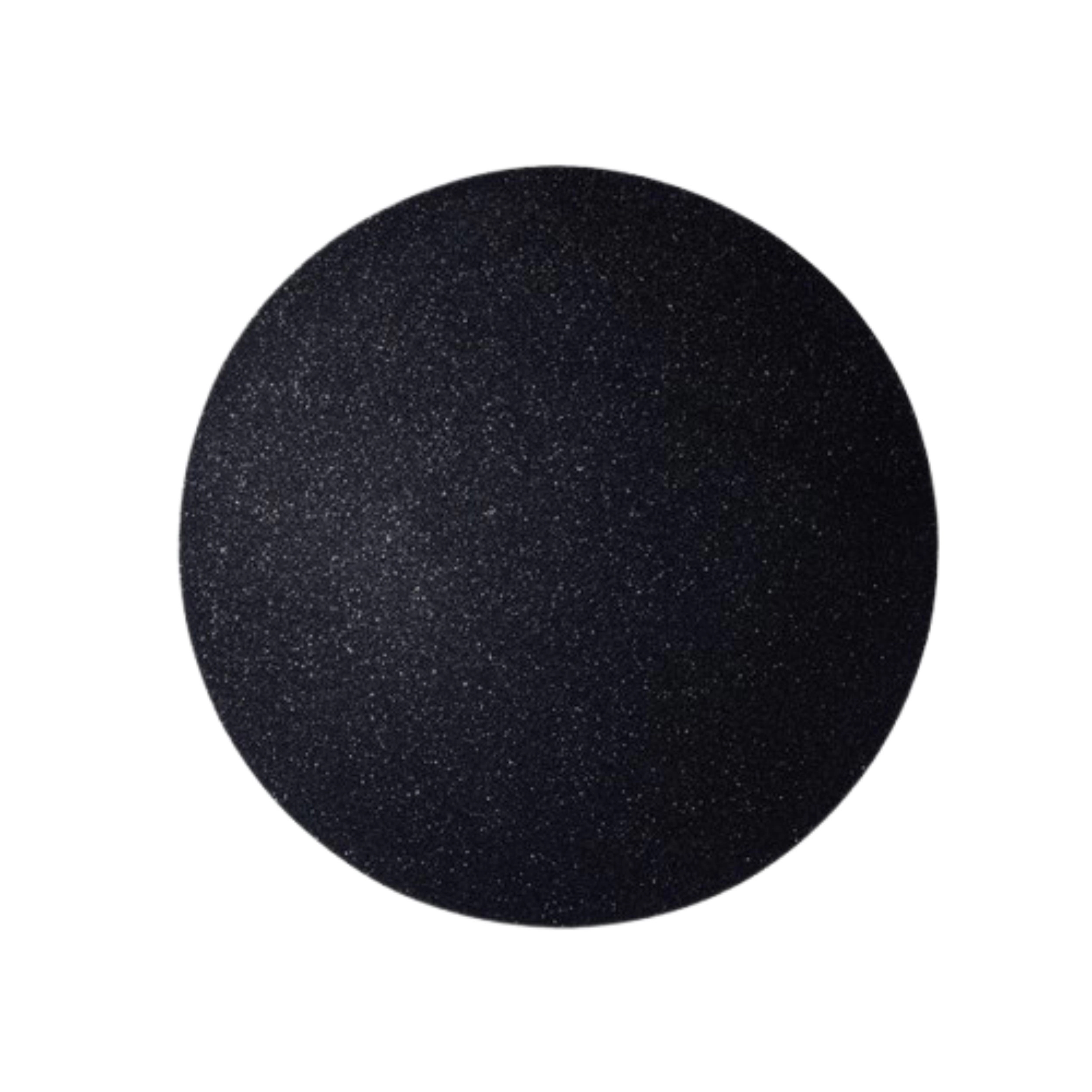 Home Collection Set of 6 Glitter Faux Leather Round Placemats