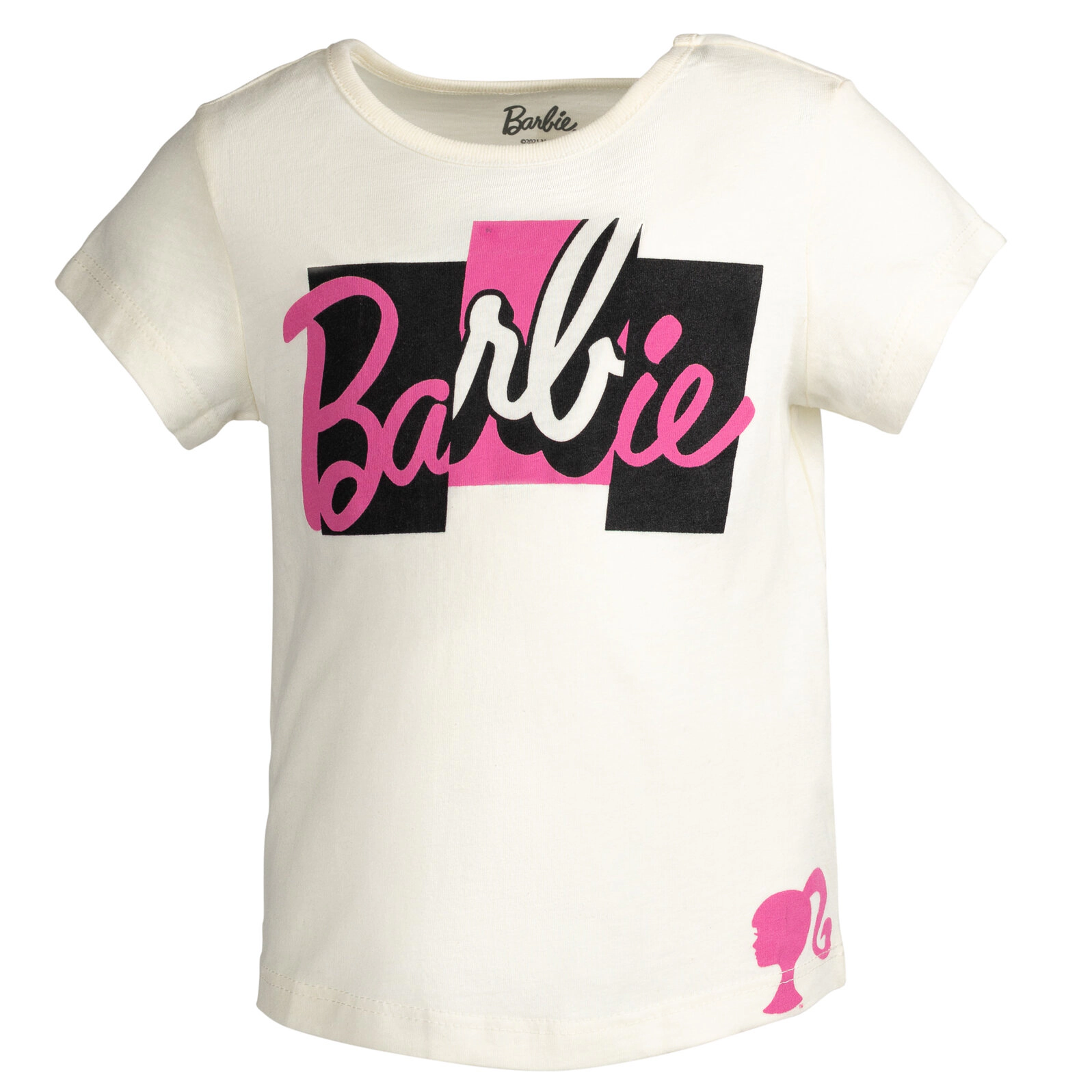 Barbie Girls' 2-Pack Short Sleeve T-Shirts