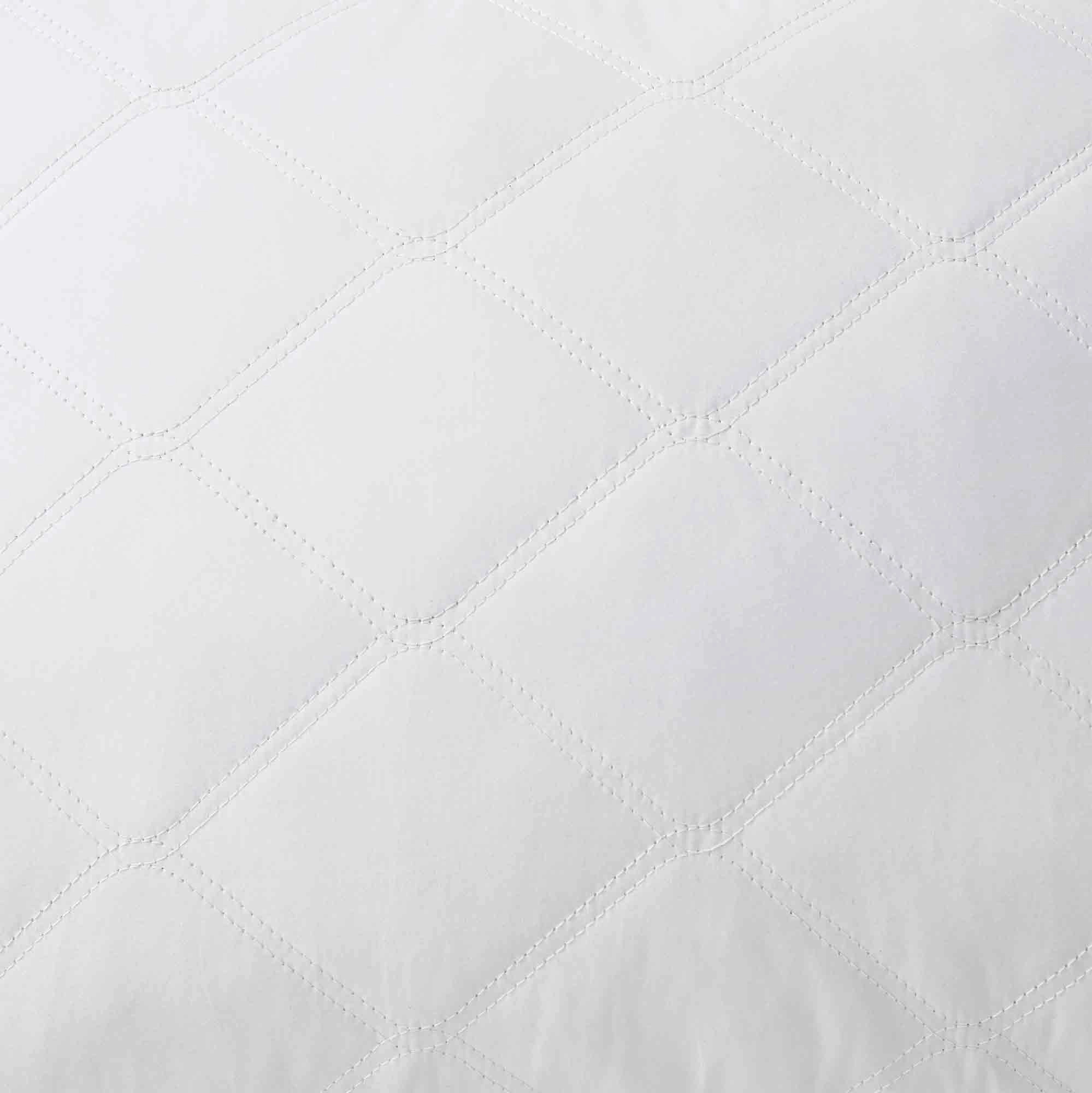 PEACENEST Gusseted Feather and Down Pillows with Cotton Shell,Medium-Firm Support,2-Pack