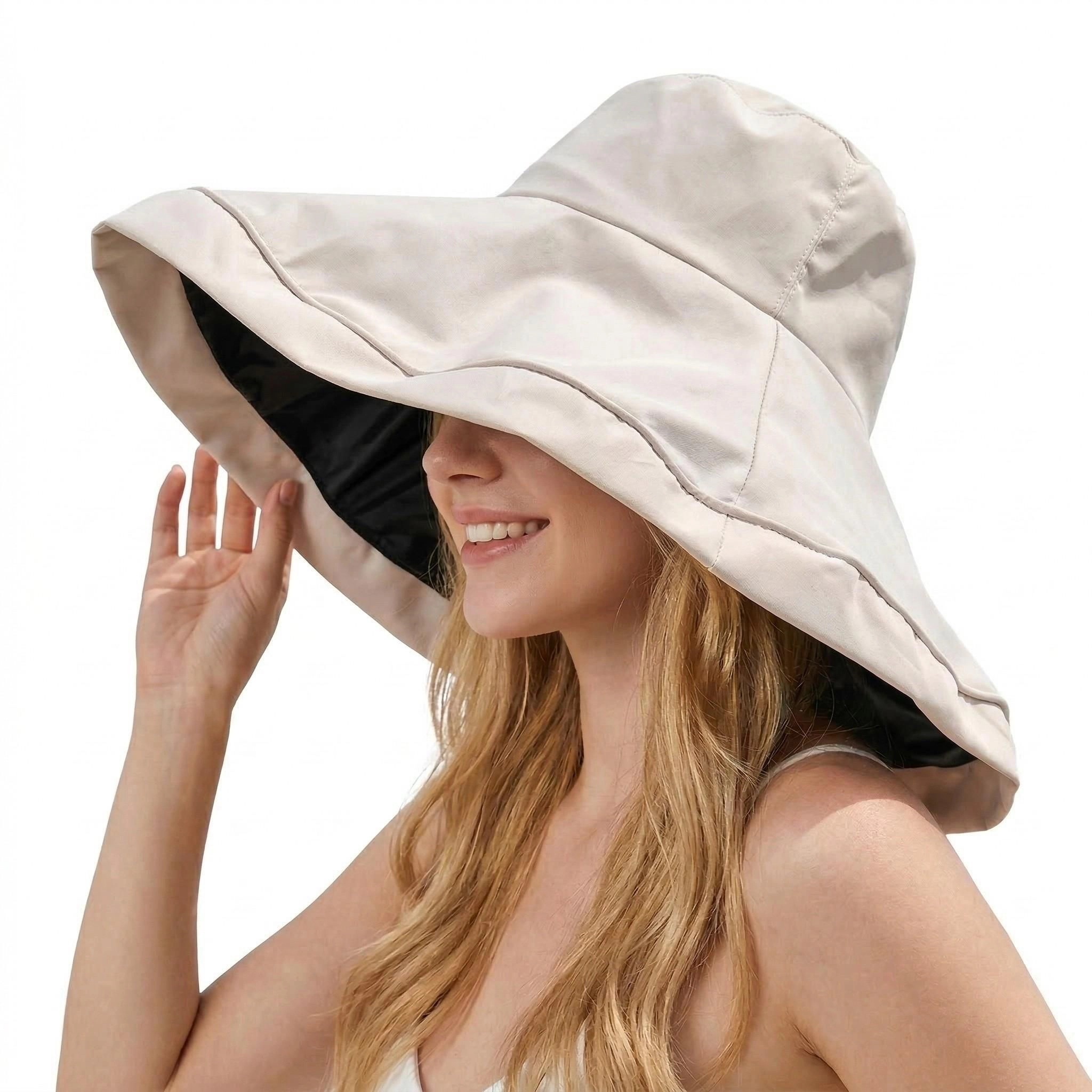 Anna-Kaci Women's Wide Brim Sun Hat UV Protection Bucket Lightweight Packable Beach Outdoor