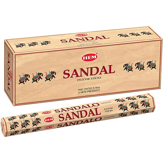 Hem Sandalwood Incense Sticks - 120 Count Bulk Box (6 Tubes of 20 ...