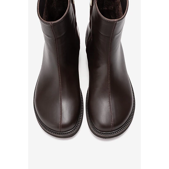 Forever & Always Womens Lucano Leather Ankle Boots