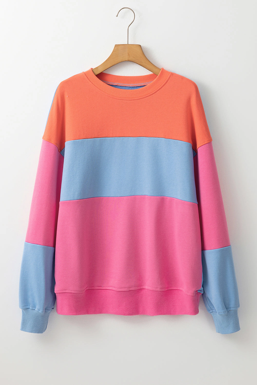 Threaded Pear Women's Isabella Patchwork Drop Shoulder Sweatshirt