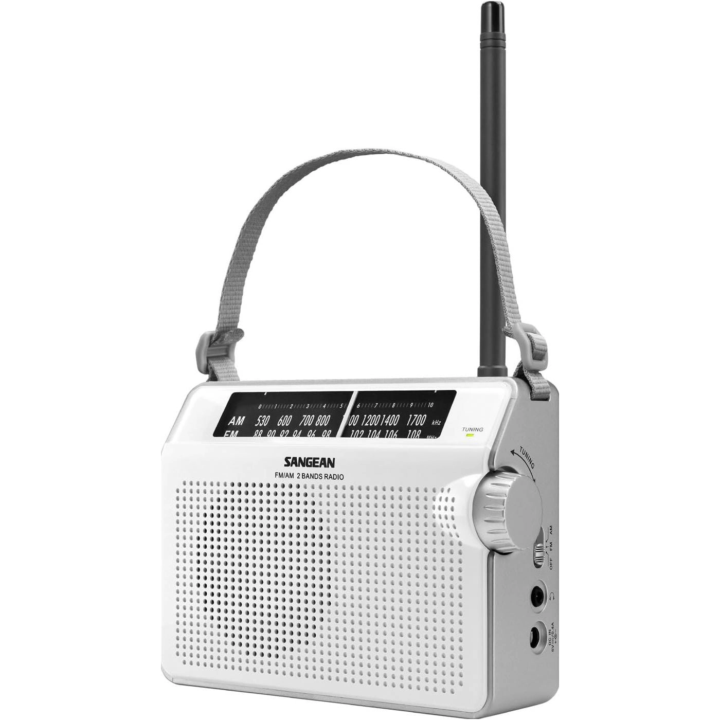 SANGEAN PR-D6 Compact AM/FM Portable Radio, 3-Inch Speaker