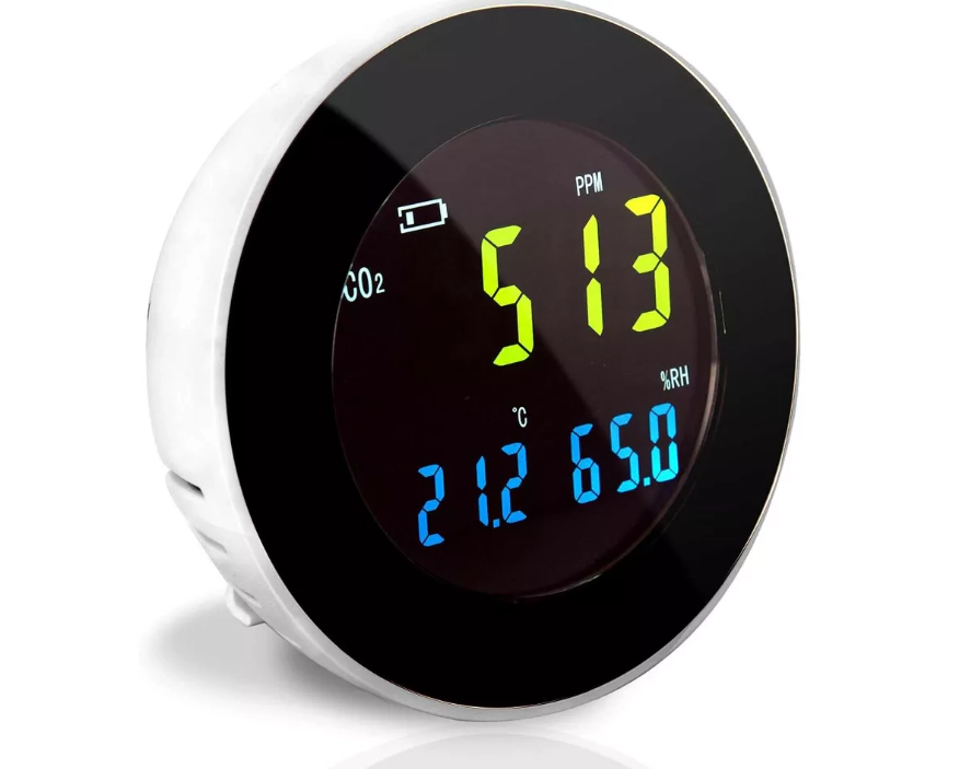 Pyle Smart Indoor Air Quality Monitor - Digital Hygrometer Thermometer Gauge