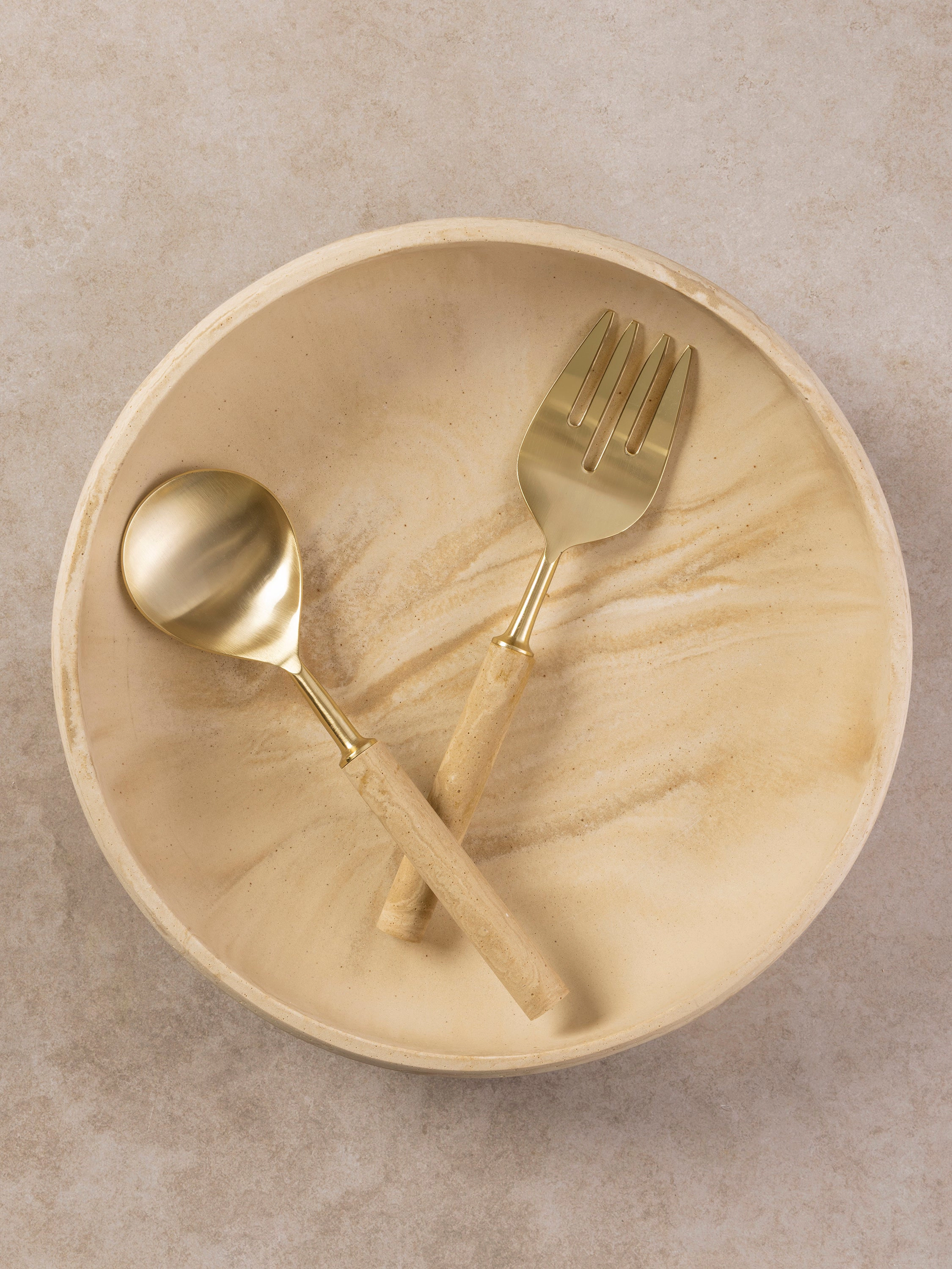 GAURI KOHLI Florence Salad Serving Set