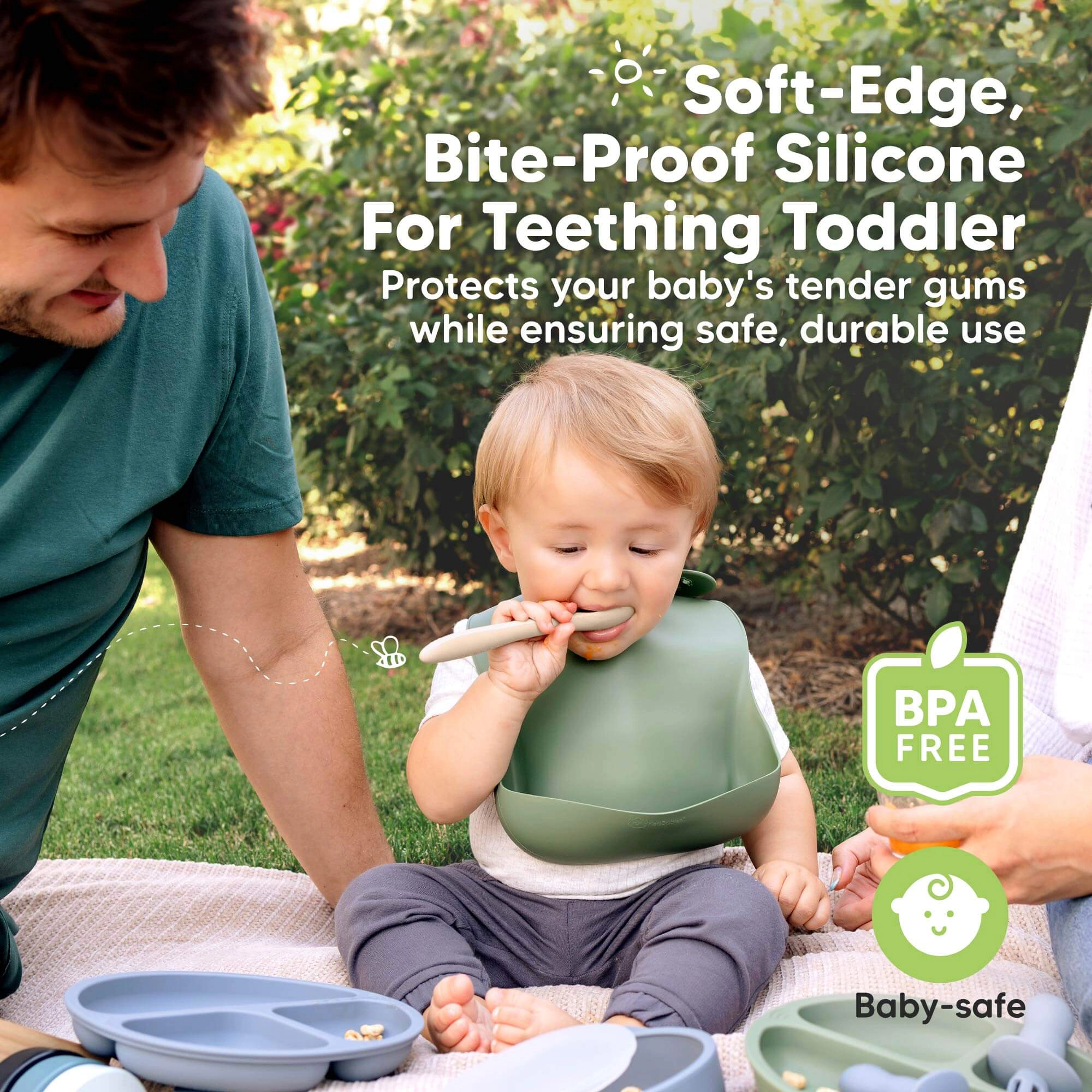KeaBabies 6-Pack Prep Baby Spoons