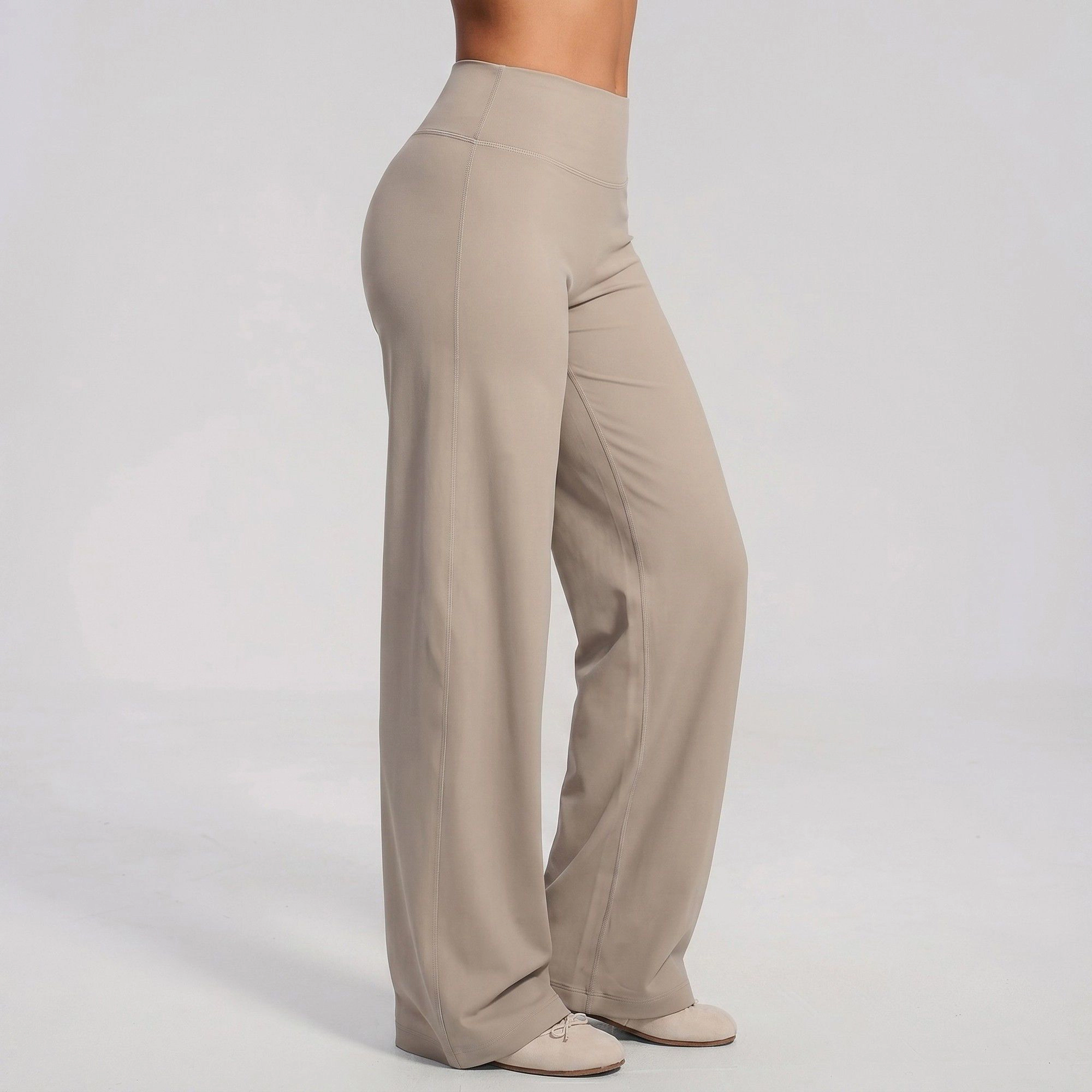 Anna-Kaci Women's High-Waisted Wide-Leg Yoga Pants Loose Fit Workout Lounge