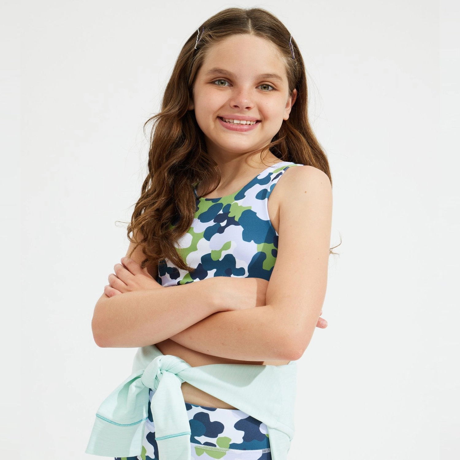 Rockets of Awesome Camo Crop Top for Girls