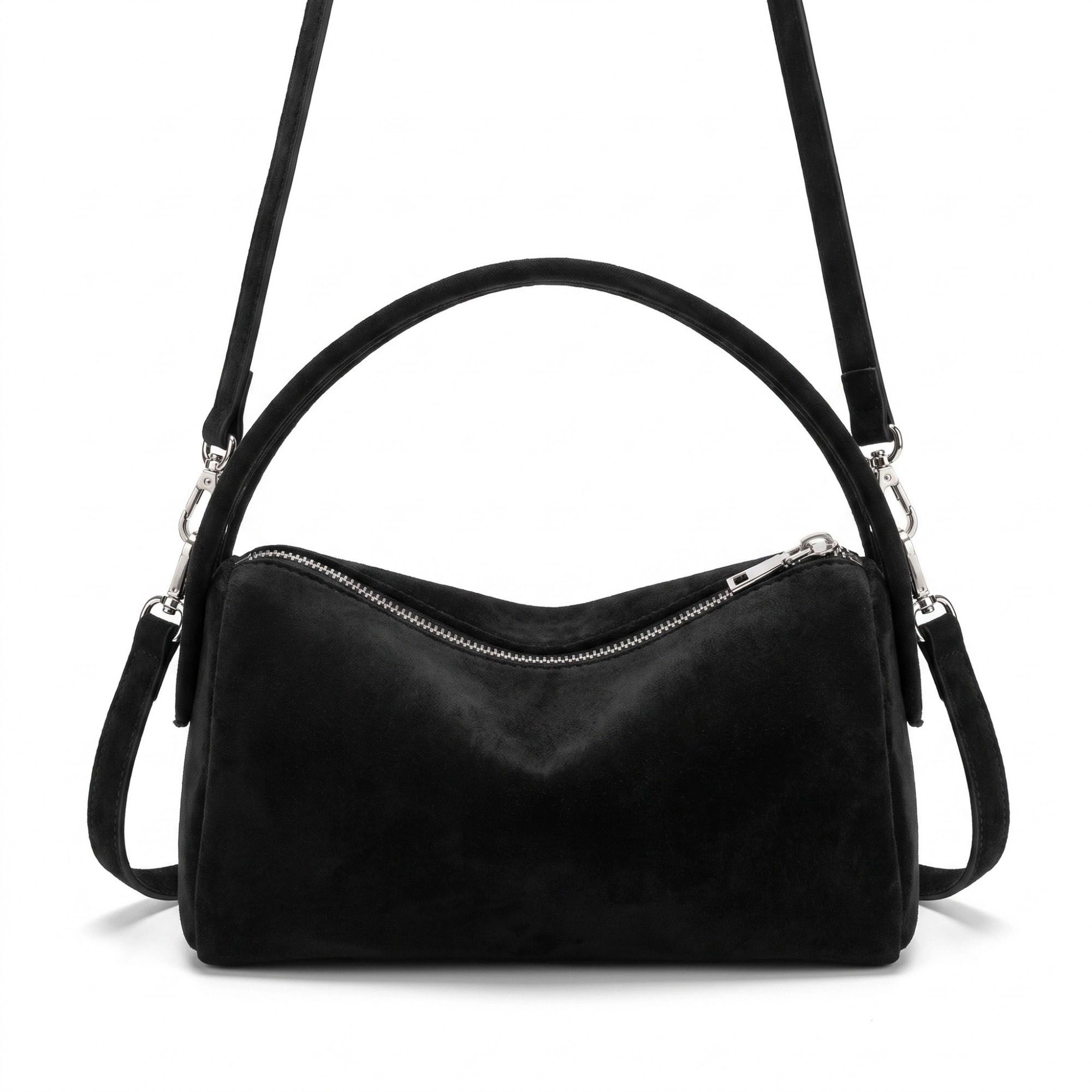 Alilang Women's  Structured Shoulder Bag with Dual Handles and Crossbody Strap 11.8x9.5x4in
