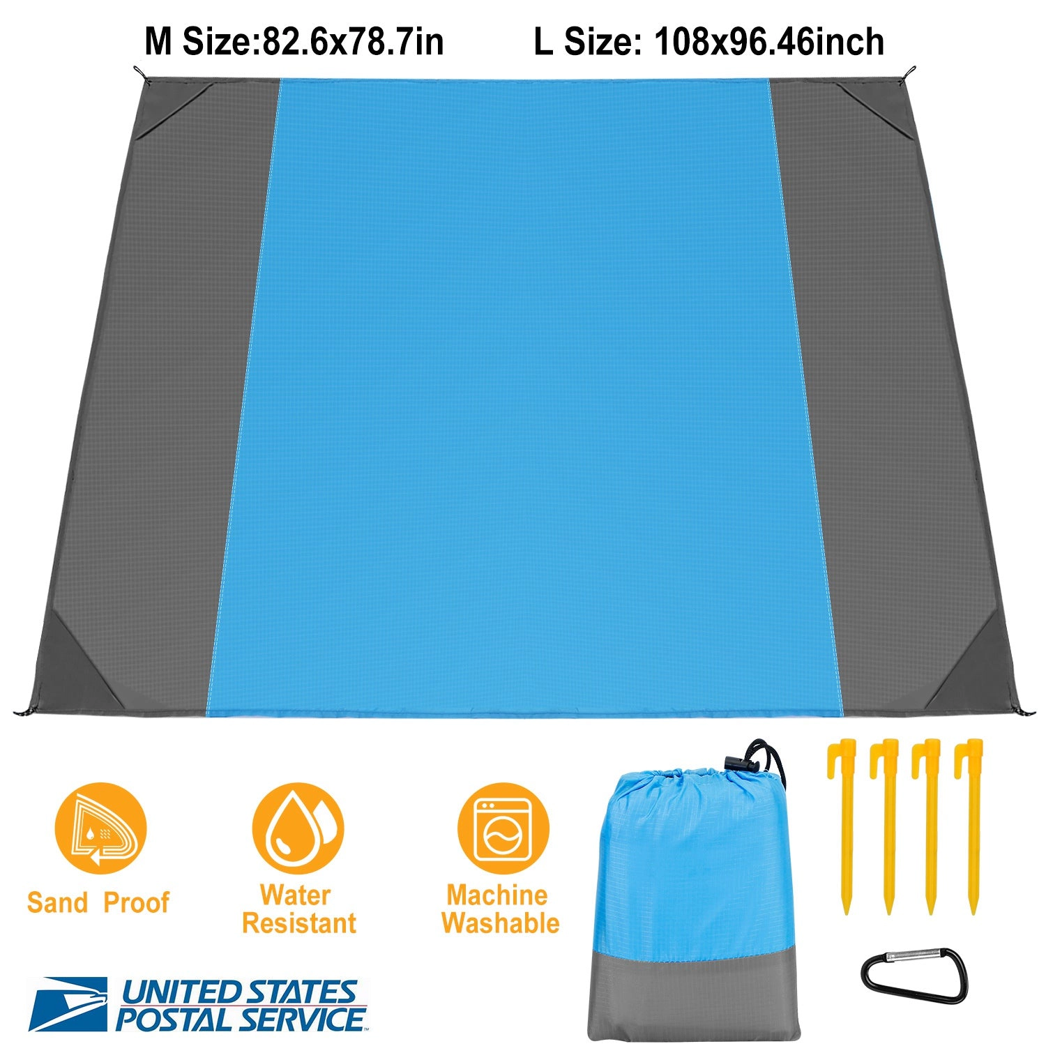 GBruno Sand Proof Water Resistant Picnic Blanket
