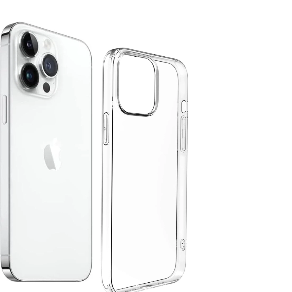 Qixxronics Phone Case for iPhone 16 Pro Protection Clear Cover for iPhone 16 Pro Shockproof Protective Cellphone Case