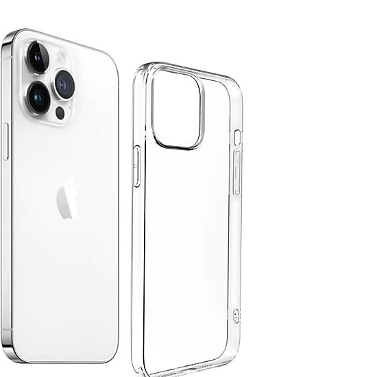 Qixxronics Phone Case for iPhone 16 Pro Protection Clear Cover for iPhone 16 Pro Shockproof Protective Cellphone Case