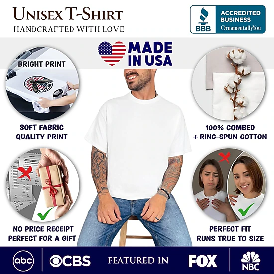 OrnamentallyYou Mens Built Dad Tough T-Shirt
