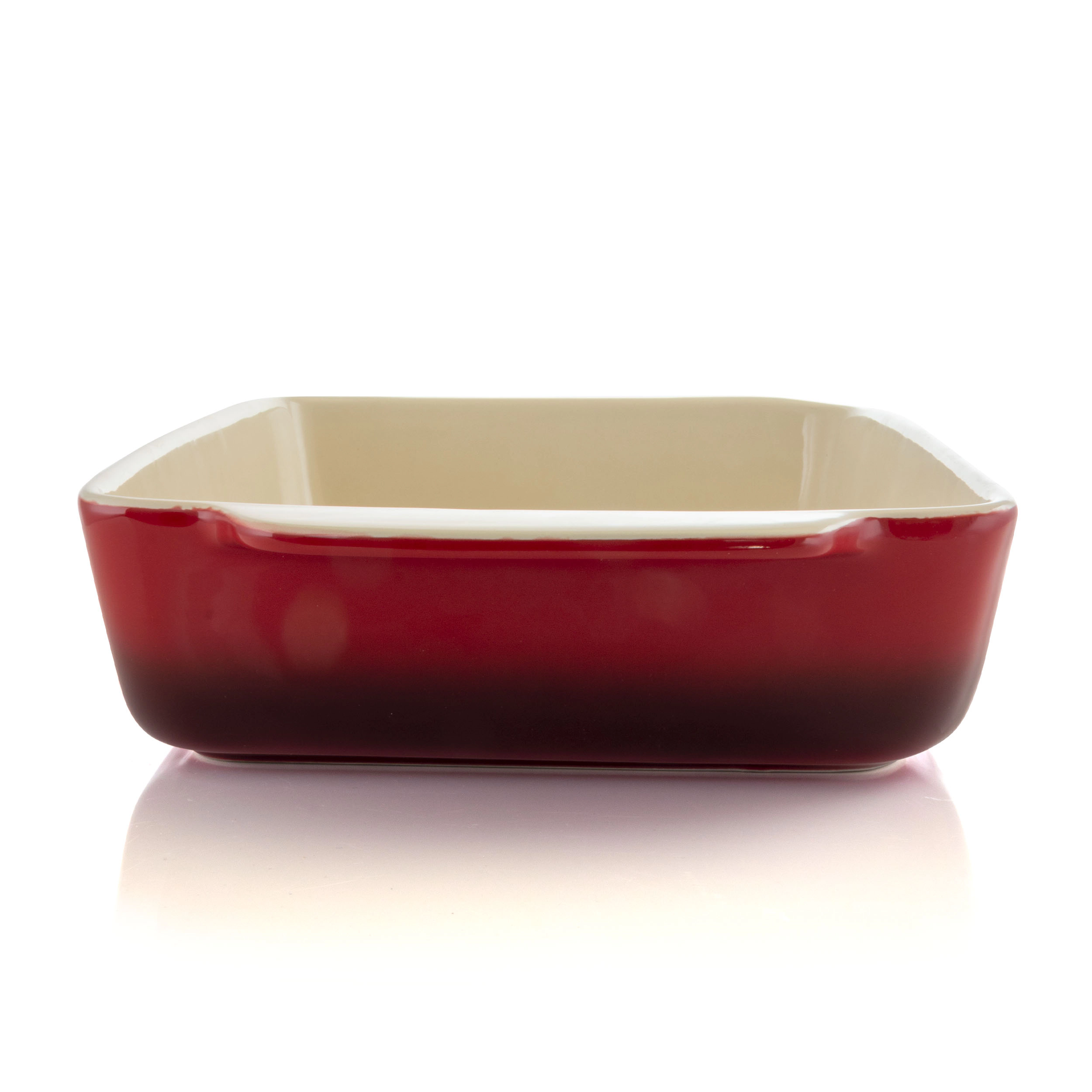 Crock Pot Artisan 4 Quart Stoneware Bake Pan in Red