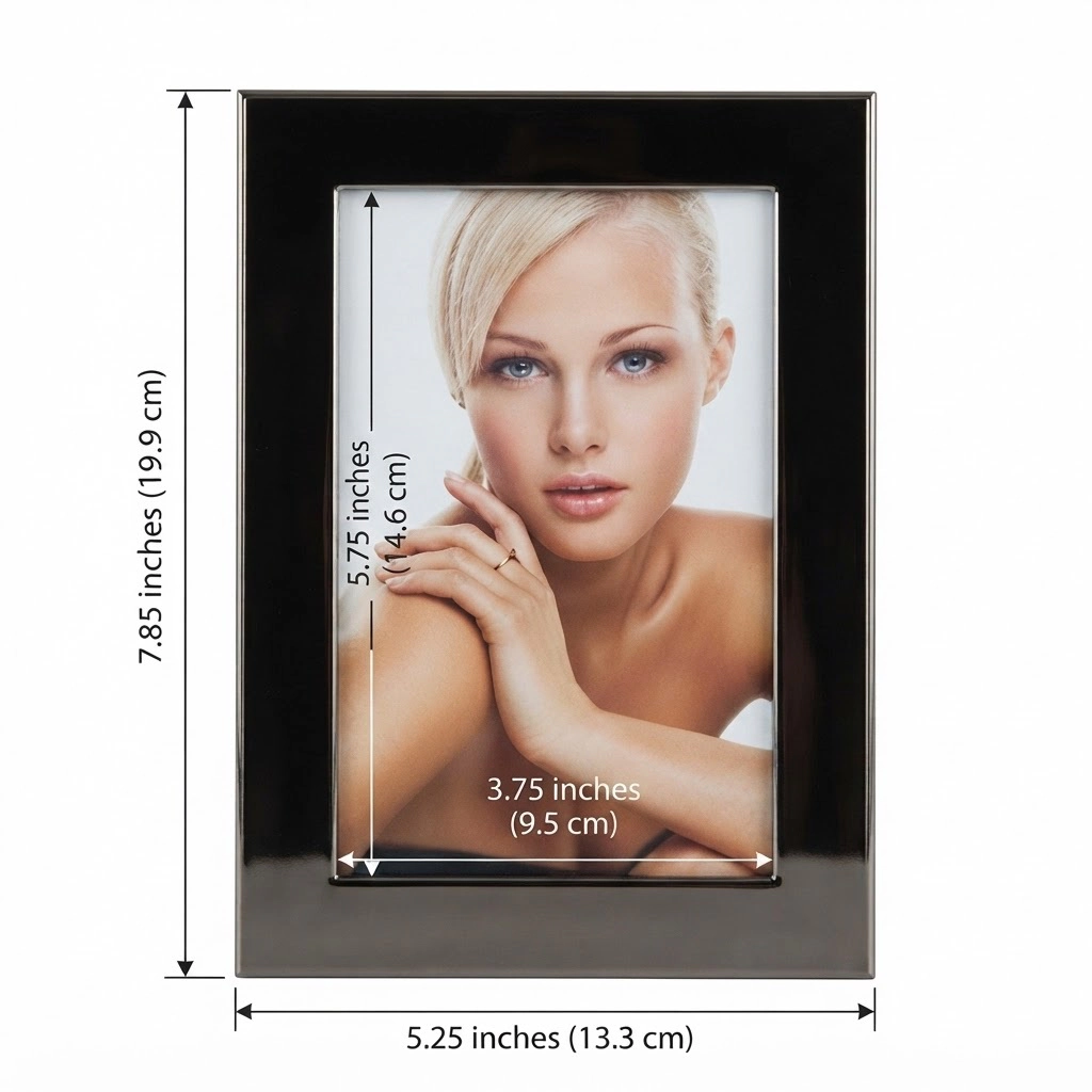 Jiallo Black Nickel Frame 4x6