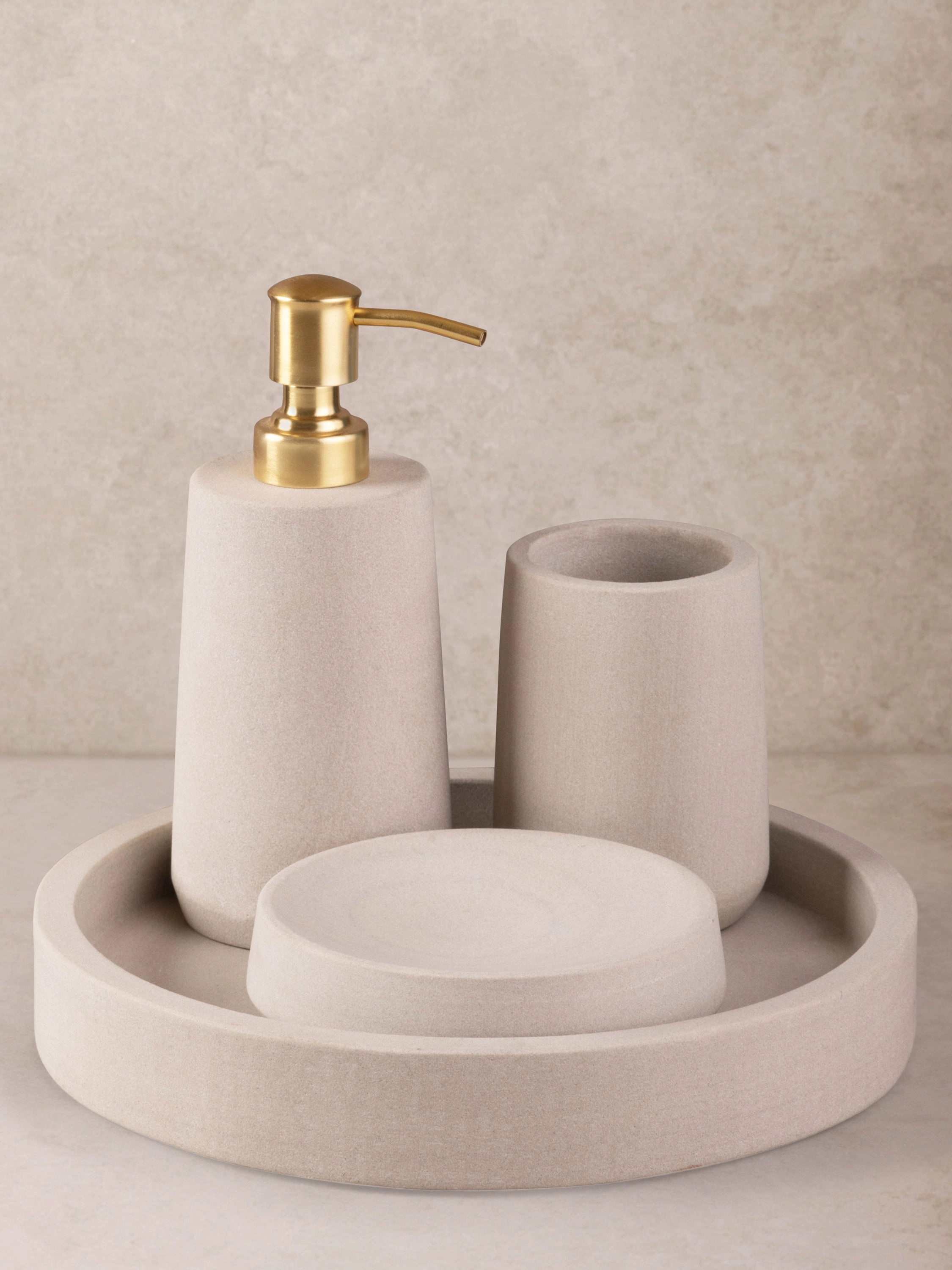 GAURI KOHLI Casablanca Sandstone Bath Accessories