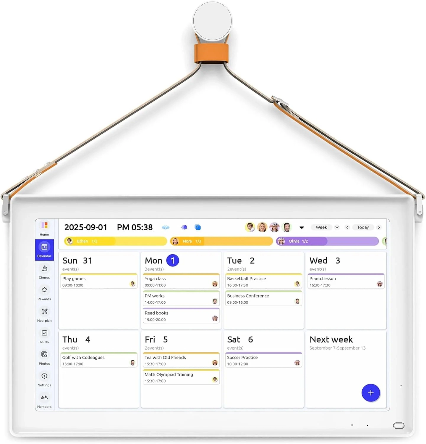Everblog 21.5" Touch Digital Calendar Chore Chart 1080p IPS