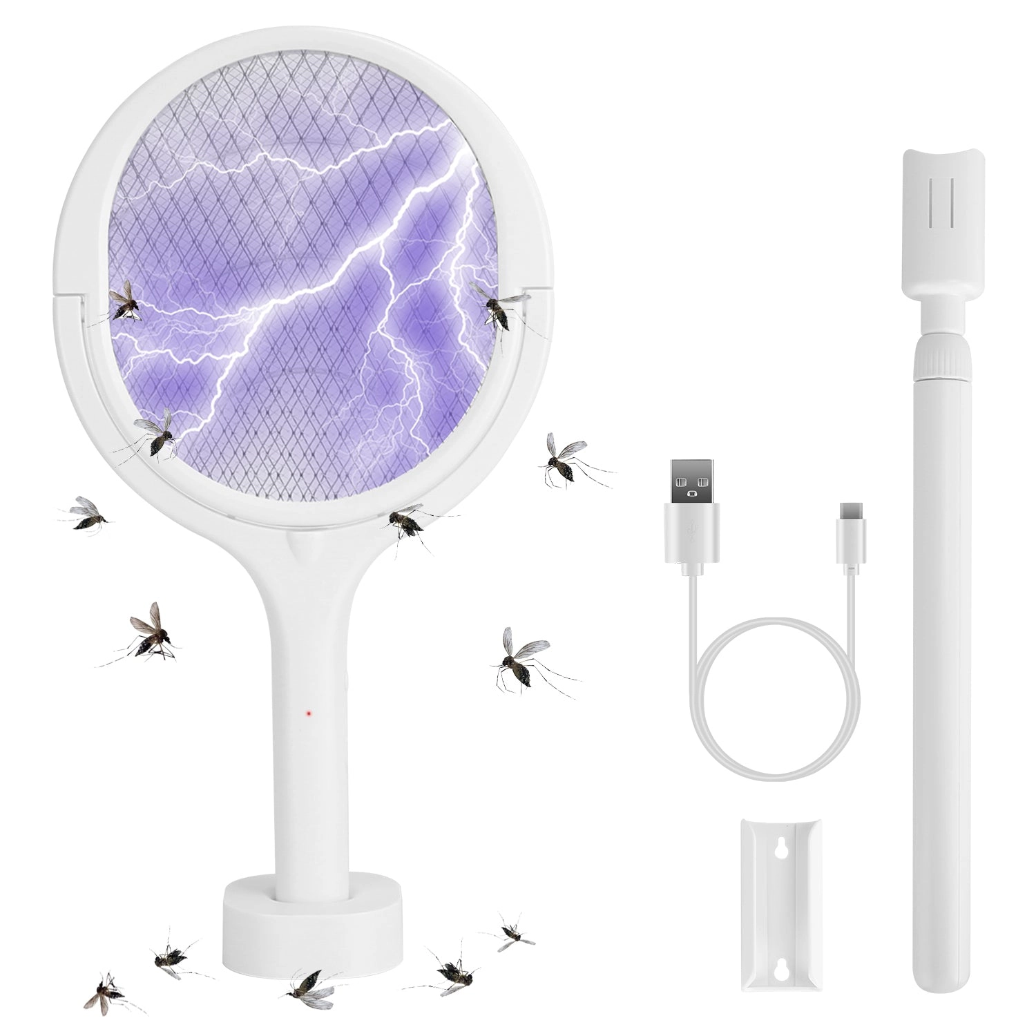 GBruno 3-in-1 Electric Bug Zapper Racket