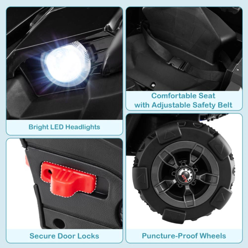 Hivvago 12V Battery Powered Electric Vehicle with Remote Control and 3 Speeds