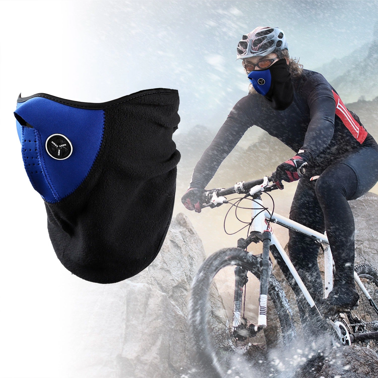 GBruno Fleece Neoprene Half Face Mask
