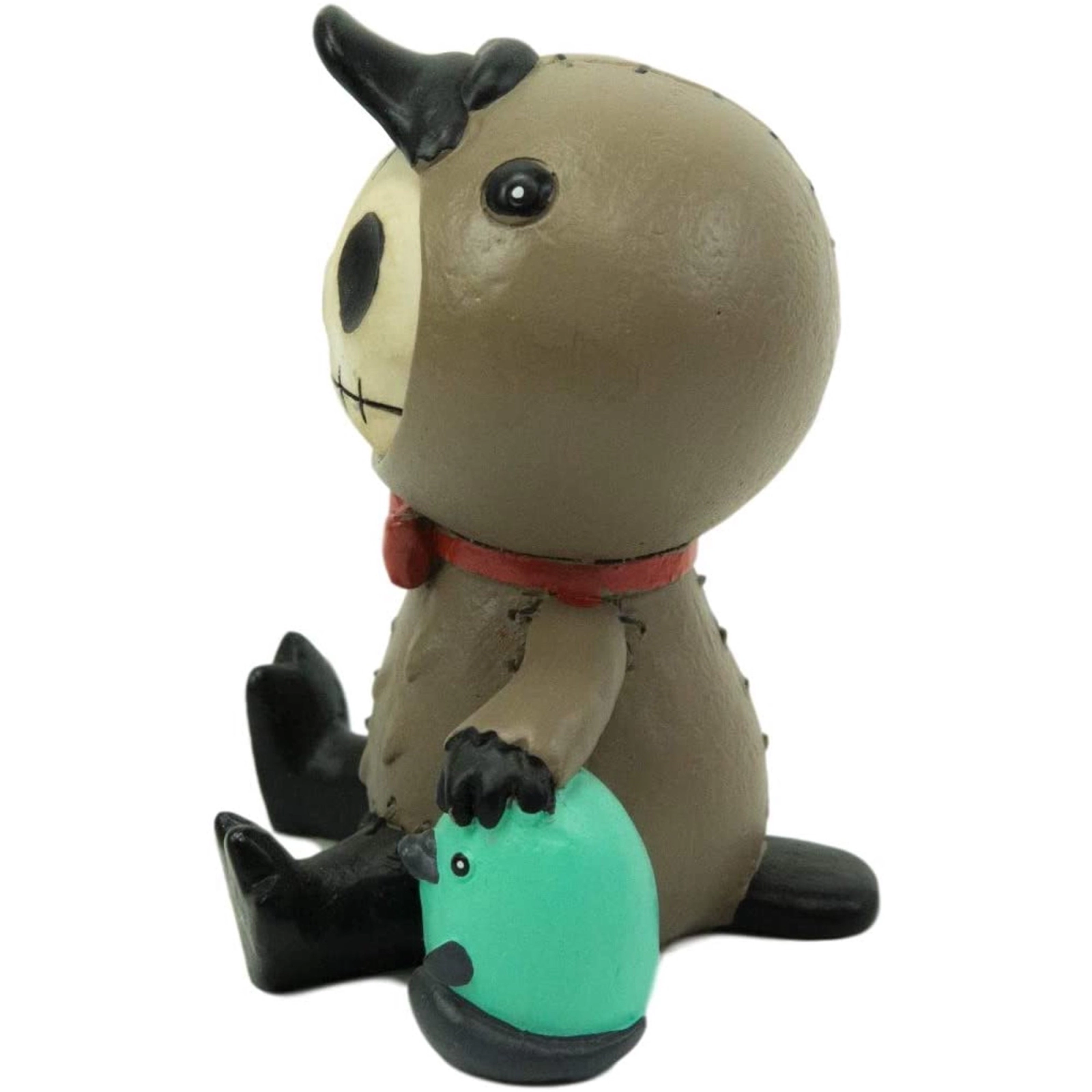 Pacific Giftware Furrybones Large Platypus Bill Holding Egg Skeleton in Costume Figurine 4 inch