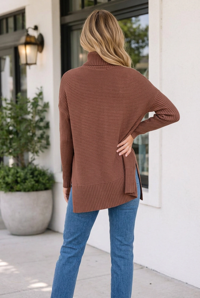 Threaded Pear Women's Rebecca Knit Tunic Sweater