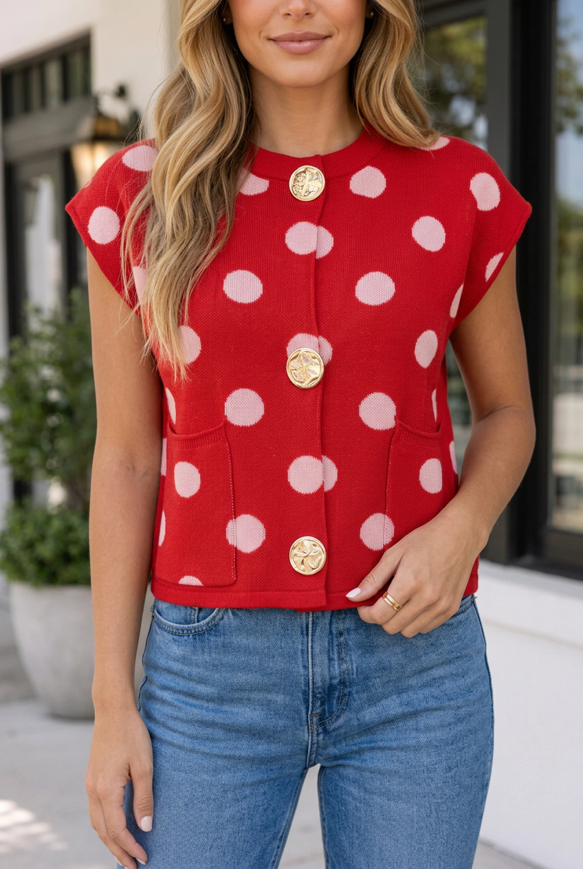 Threaded Pear Shirley Knit Drop Shoulder Sweater